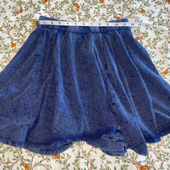Women’s Acid Wash A Line Skirt - Picture 2 of 5